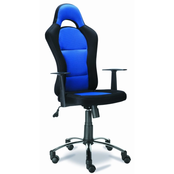 Fotel obrotowy QZY-1109C niebieski